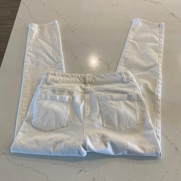 J. McLaughlin White Skinny Jeans Pants size 2 - Picture 4 of 10